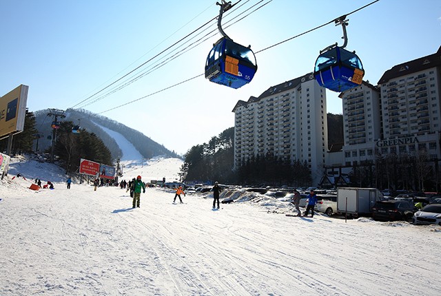 Yongpyong Ski Resort South Korea.